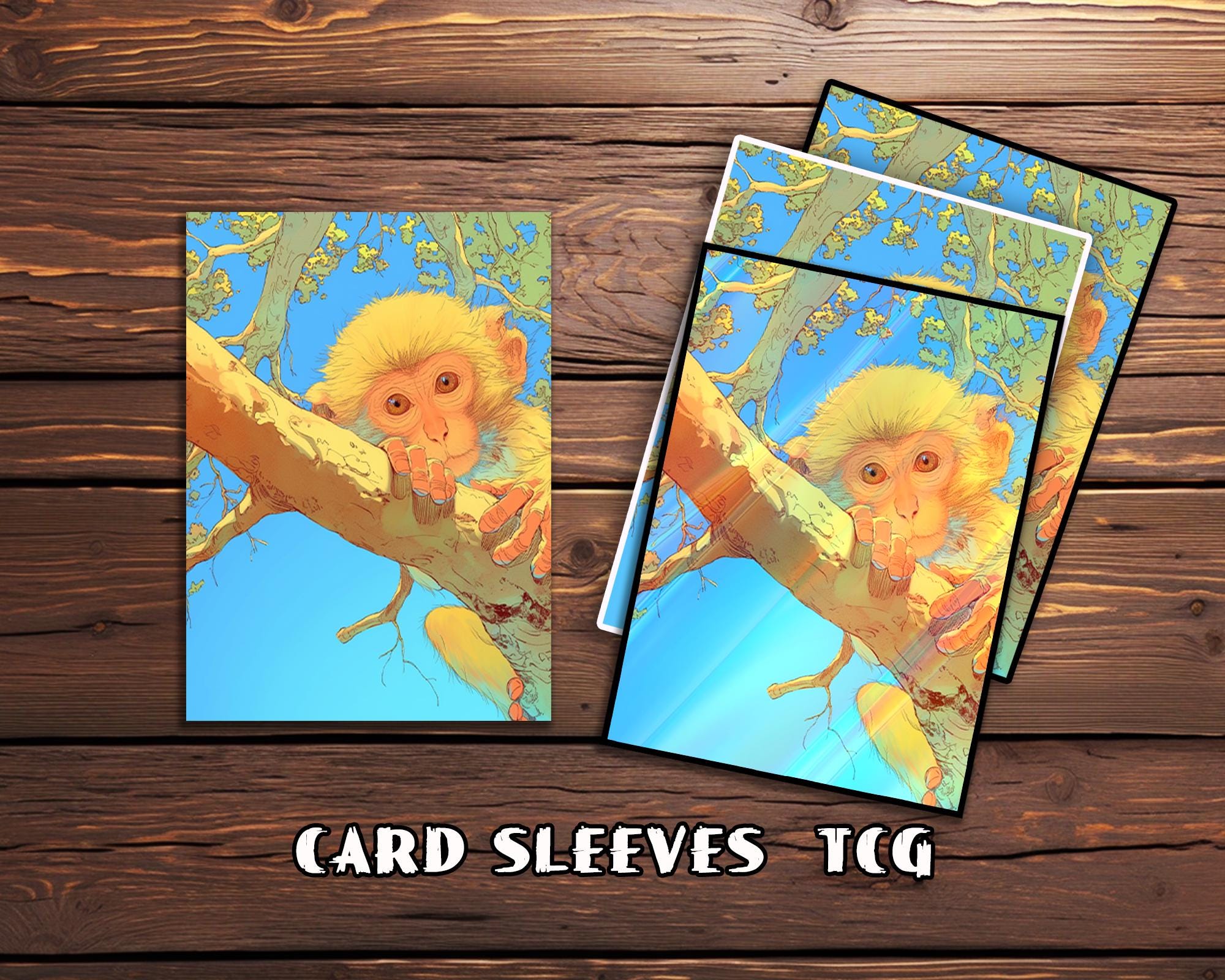 Mtg Sleeves Monkey - Etsy
