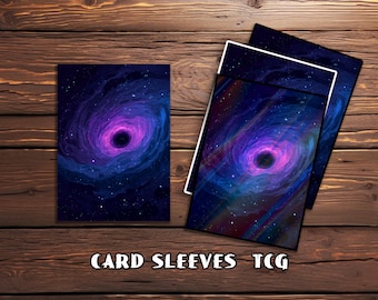 Cosmic Vortex Art Card Sleeves, TCG Card Sleeve Protector, Top Quality Magic Sleeves，Gifts for Gamers，MTG gamer gift