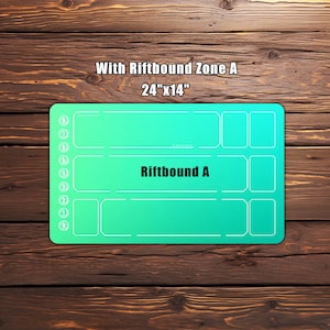 Custom PlayMat MTG ，Magic the gathering，Gaming Mat with Zones Option，TCG - Custom Playmat，24" × 14"，riftbound custom mat image 9
