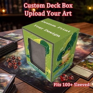 Custom your own Deck Box - Premium Storage for TCG, EDH, Commander,Print Your Design,Riftbound Deck Box