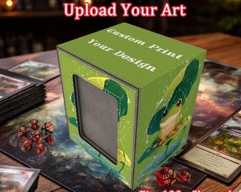 Custom your own Deck Box - Premium Storage for TCG, EDH, Commander,Print Your Design,Riftbound Deck Box