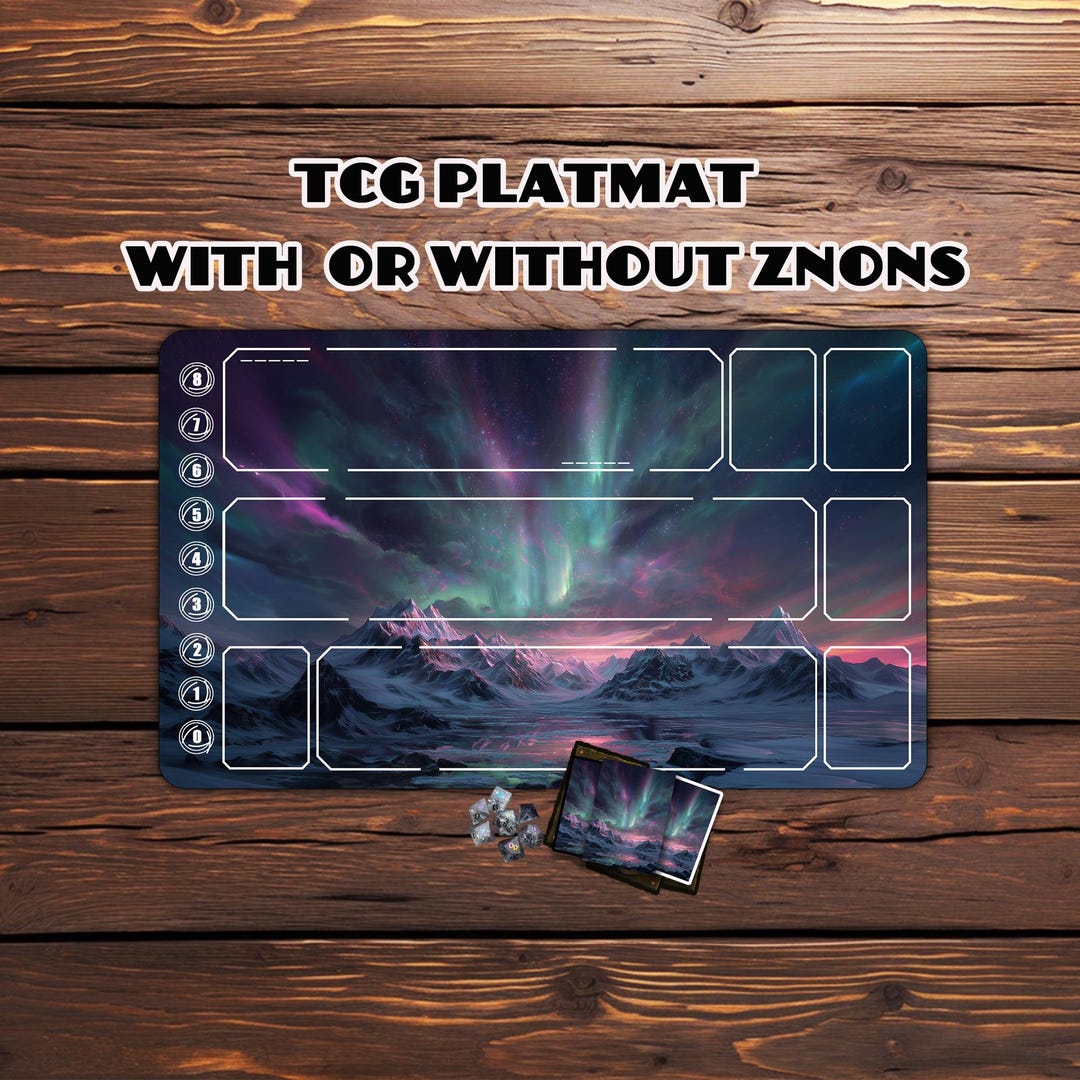 Custom Magic Mat Magic the Gathering,tcg - Custom Playmat,custom Play Mat,aurora ...