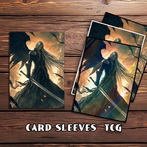Mtg Card Sleeves,，Sephiroth Card Sleeves, TCG Card Sleeve Protector, Top Quality Magic Sleeves，Gifts for Gamers，MTG gamer gift