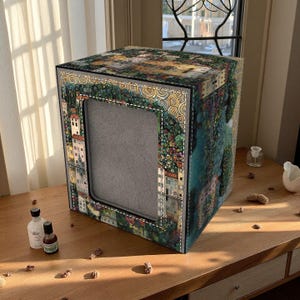 Whimsical Village Art Deck Box: TCG/EDH Card Storage