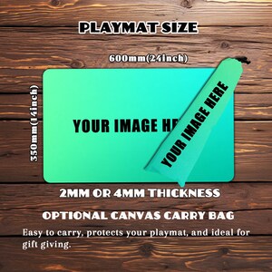 Custom PlayMat MTG ，Magic the gathering，Gaming Mat with Zones Option，TCG - Custom Playmat，24" × 14"，riftbound custom mat image 6