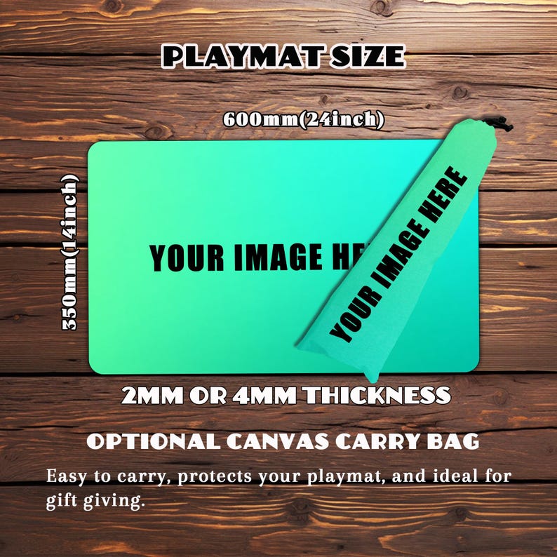 Custom PlayMat MTG ，Magic the gathering，Gaming Mat with Zones Option，TCG - Custom Playmat，24" × 14"，riftbound custom mat image 6