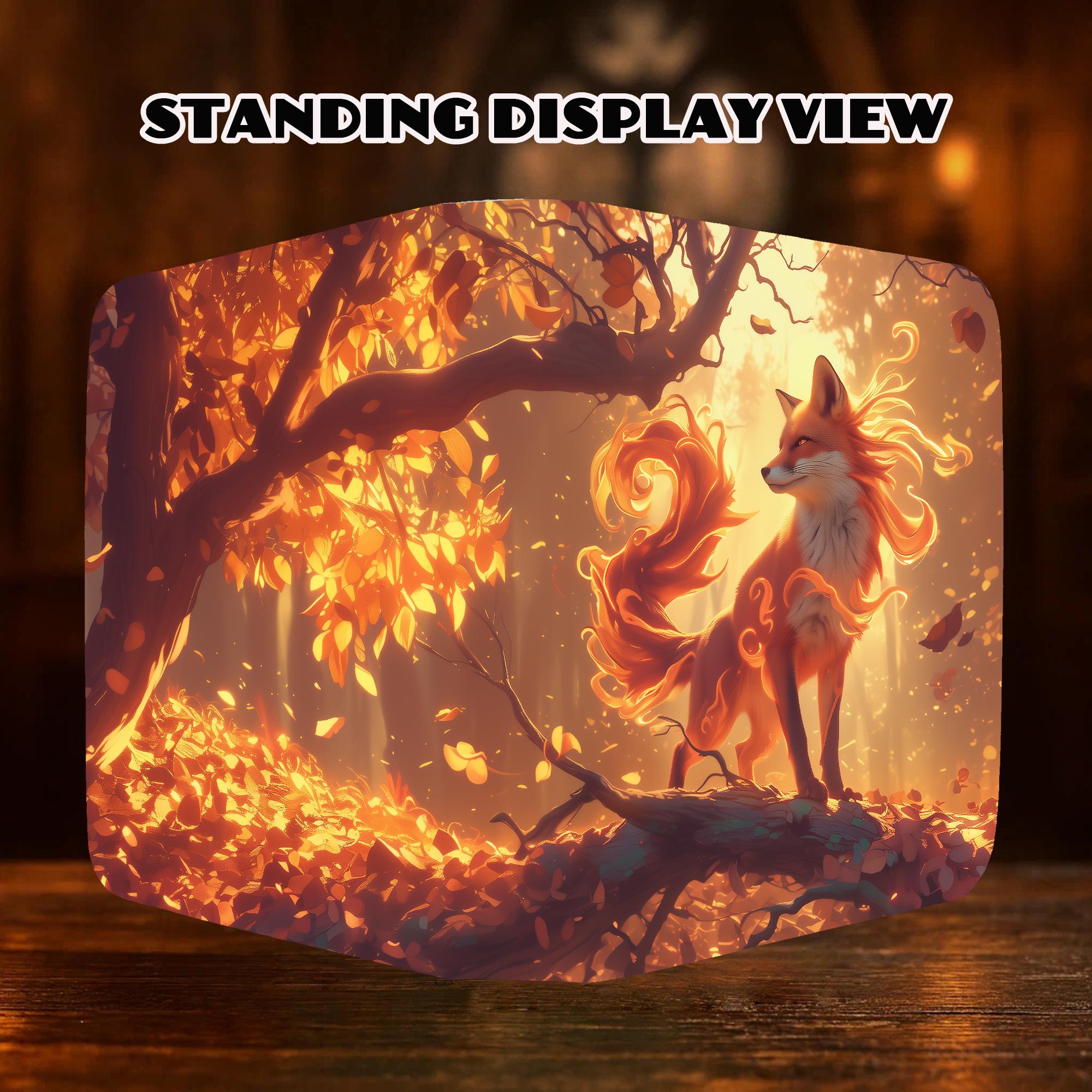 4/9 Pocket Card Binder for Riftbound,mtg Pokémon,fiery Fox in Autumn - Etsy