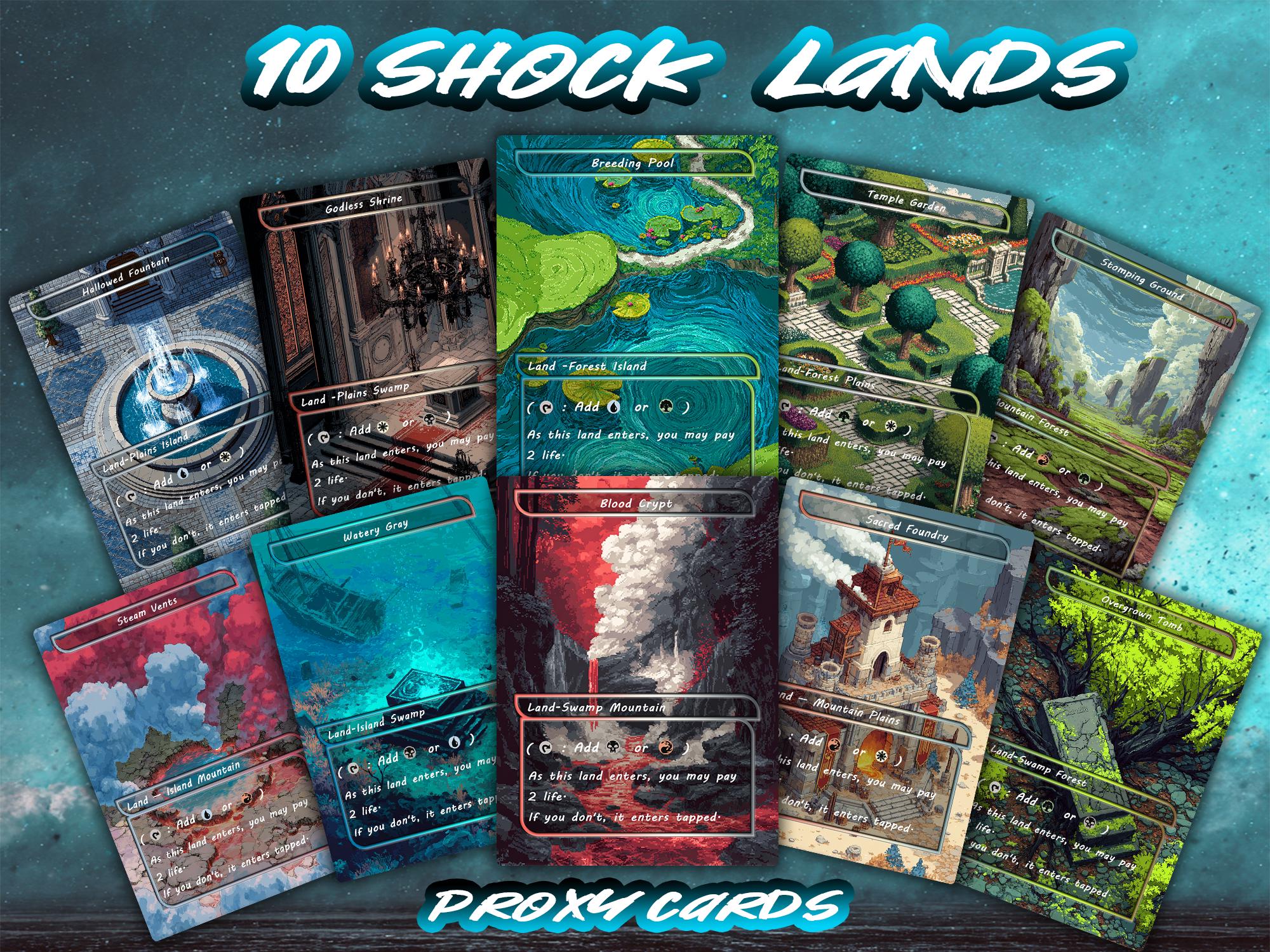 Shock lands mtg - Etsy 日本