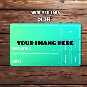 Custom PlayMat MTG ，Magic the gathering，Gaming Mat with Zones Option，TCG - Custom Playmat，24" × 14"，riftbound custom mat image 8