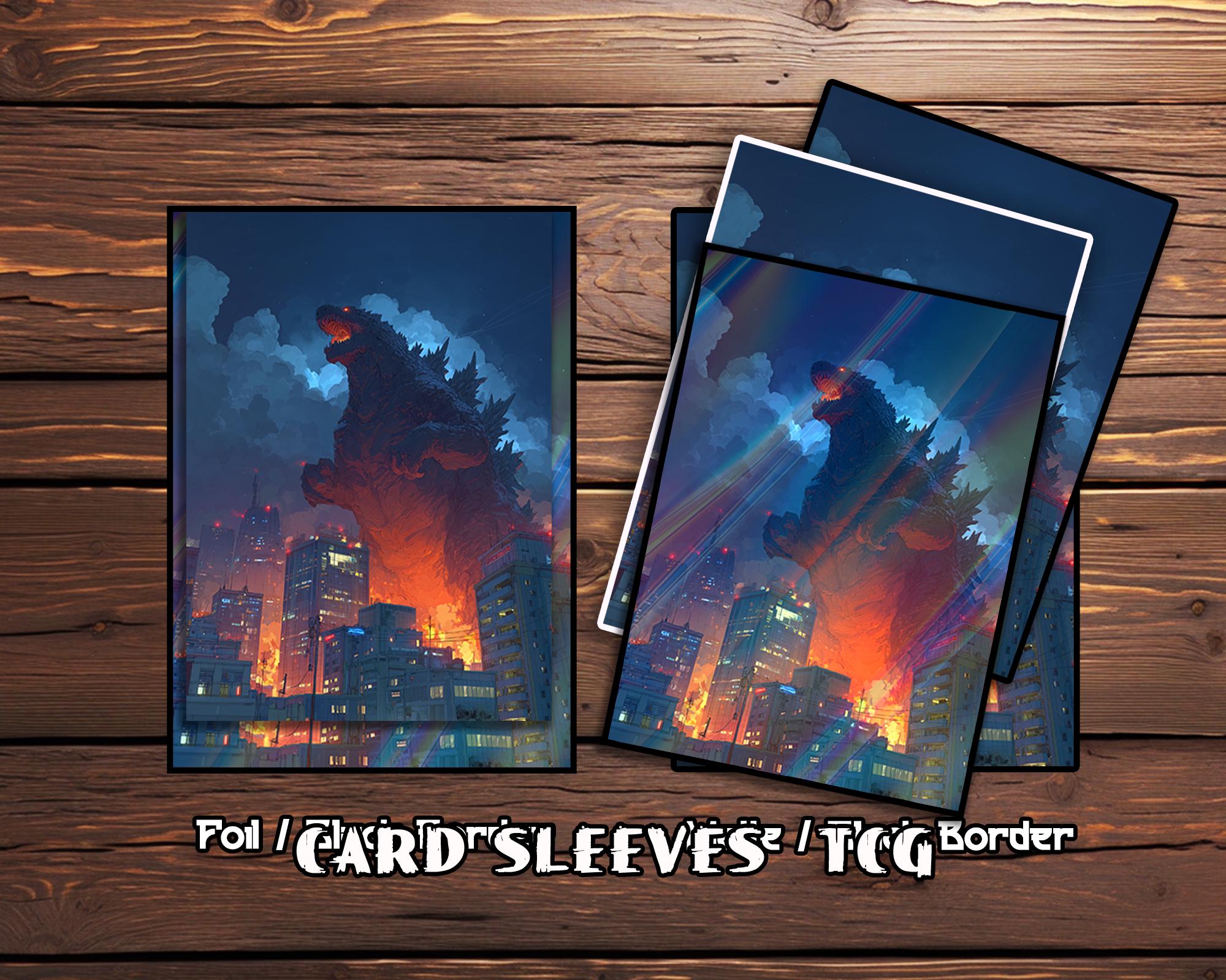 Godzilla Card Sleeves - Etsy Godzilla Card Sleeves - Etsy