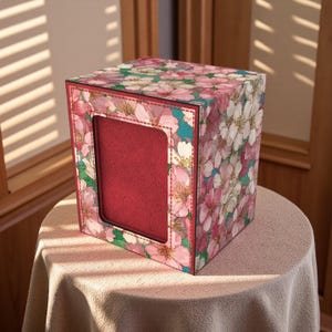 Romantische kersenbloesemdeckbox - Premium opslag voor TCG, EDH, Commander, Dice & Counters