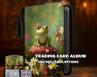 4/9 Pocket Card Binder for riftbound,MTG Pokémon,frog on mushroom