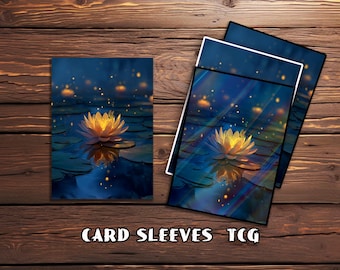 fire card sleeves MTG LotR Sauron B Art Sleeves [100] – The Guardtower main image 0