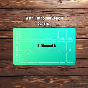 Custom PlayMat MTG ，Magic the gathering，Gaming Mat with Zones Option，TCG - Custom Playmat，24" × 14"，riftbound custom mat image 10