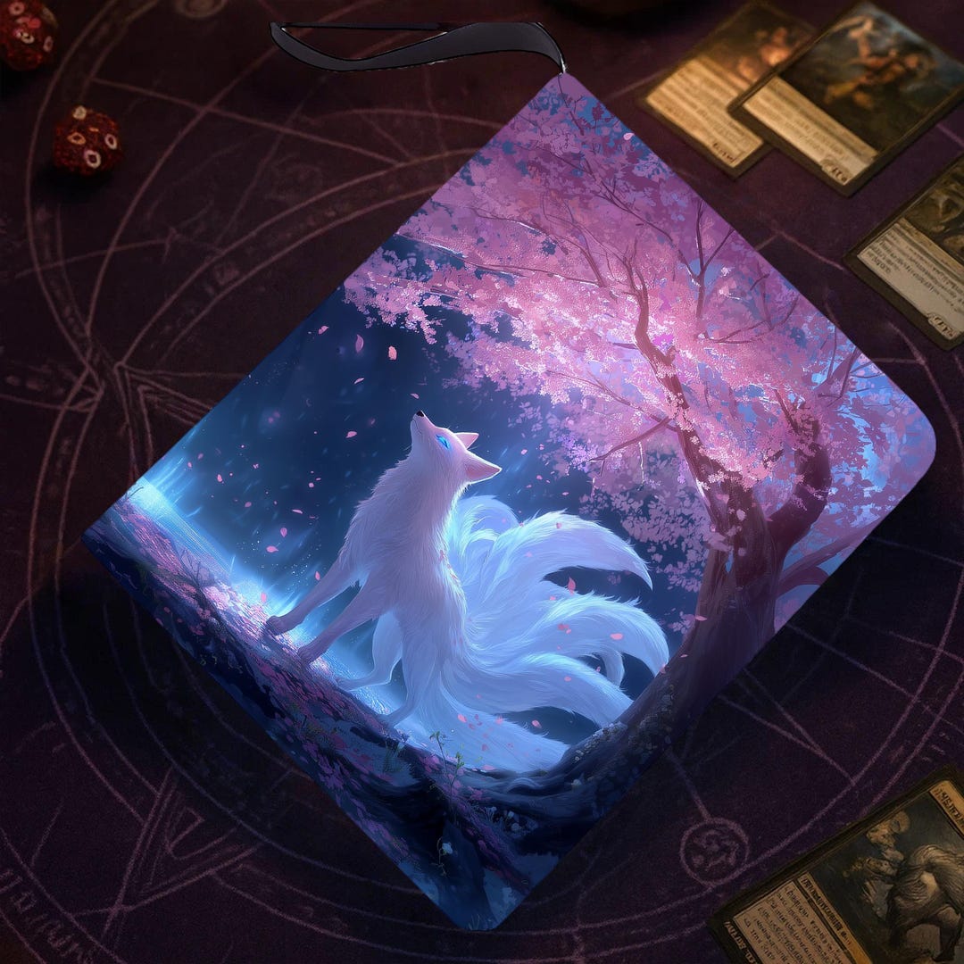 4/9 Pocket Card Binder for Riftbound,mtg TCG Pokémon,full Art Fox Under ...