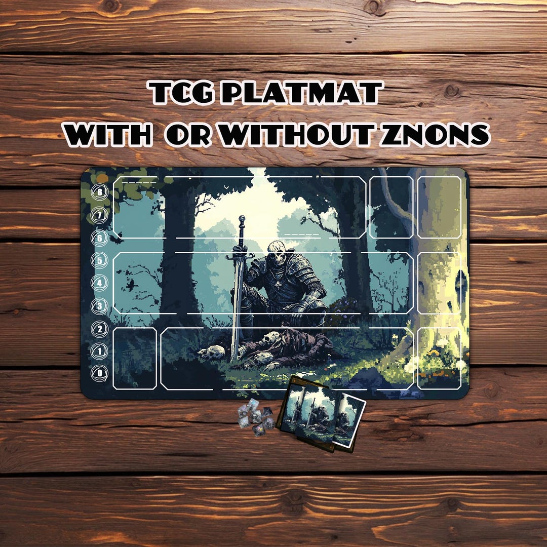 Zone 3 Magic Magic the Gathering,gaming Mat With Zones Option,tcg - Custom Playmat ...