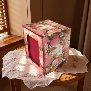 Flower Pal Deck Box Mat - Premium Storage for TCG, EDH, Commander, Dice & Counters