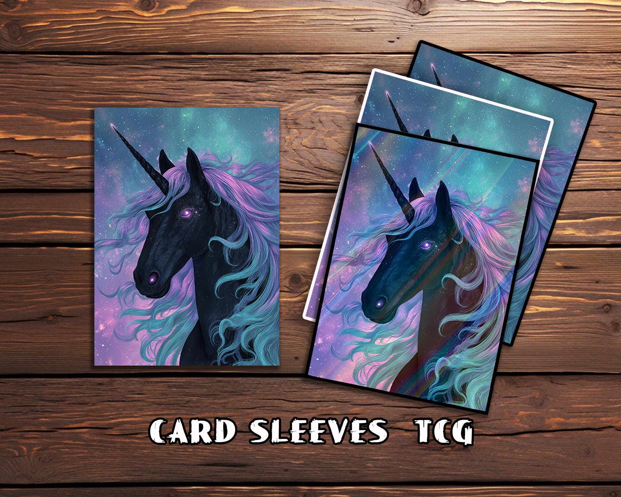 Mtg Sleeves Commander Unicorn - Etsy Mtg Sleeves Commander Unicorn - Etsy