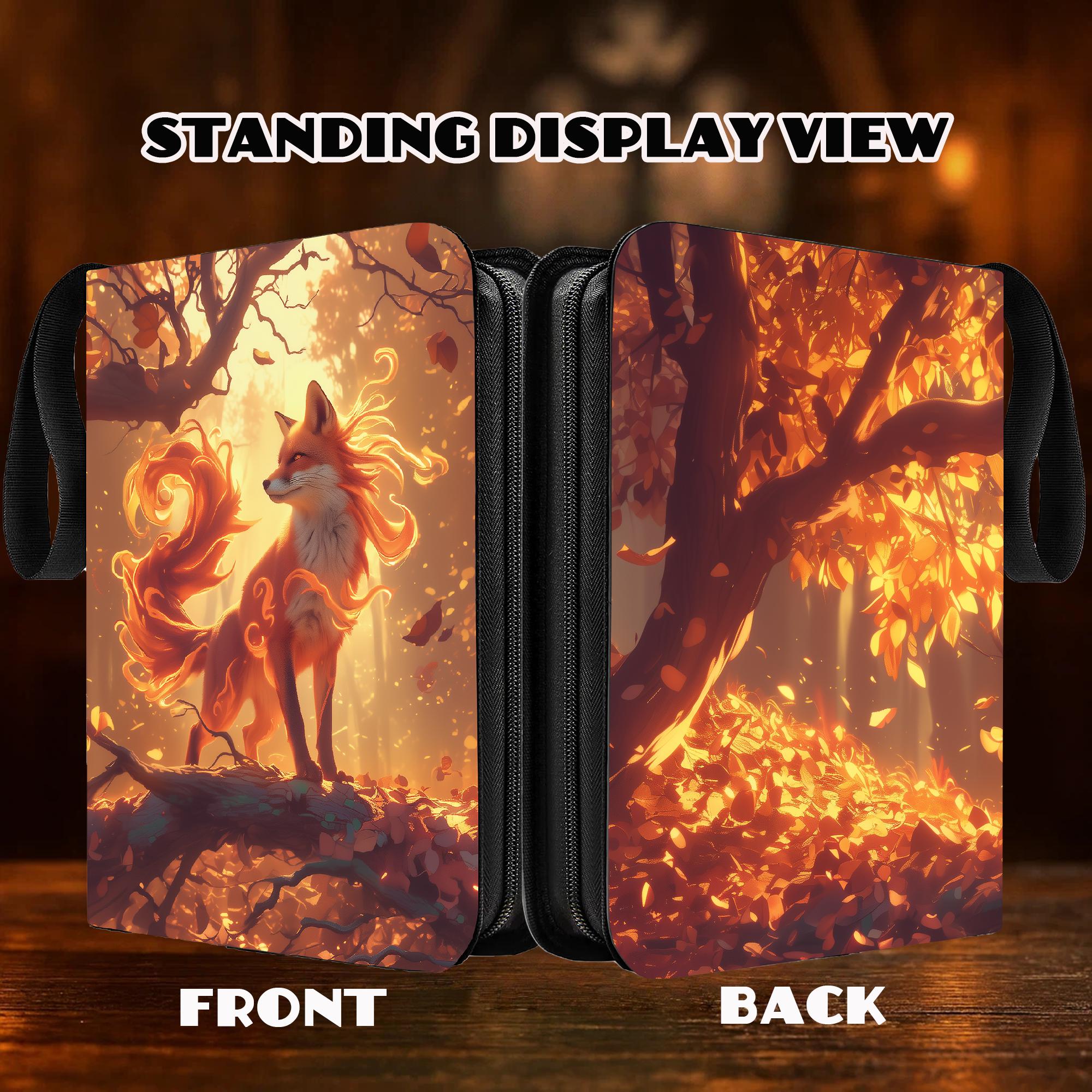 4/9 Pocket Card Binder for Riftbound,mtg Pokémon,fiery Fox in Autumn - Etsy