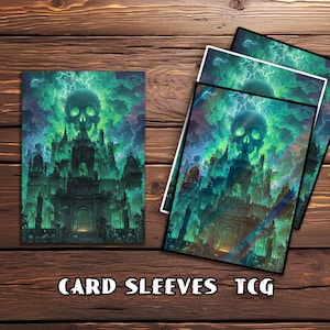 Necron Card Sleeves - Etsy Denmark Necron Card Sleeves - Etsy Denmark