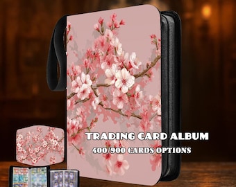 4/9 Pocket Card Binder for riftbound,MTG Pokémon,Whimsical Cherry Blossom