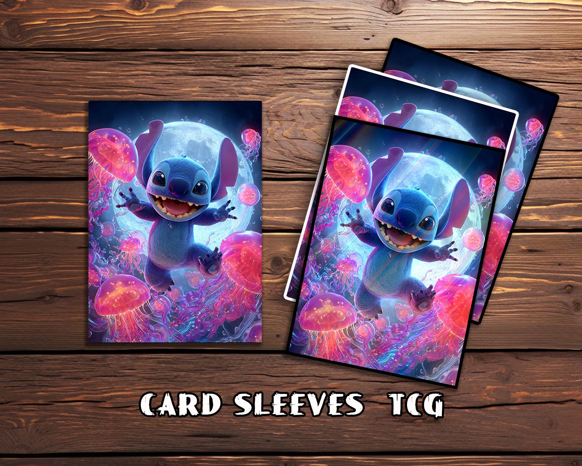 Stitch Card Sleeves Lorcana - Etsy