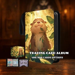 lorcana card album Trading Binder - 9 Pocket w Zipper - 360 Side Loading Folder for TCG - 3D PU Leather term storage Disney Lorcana: The First Chapter