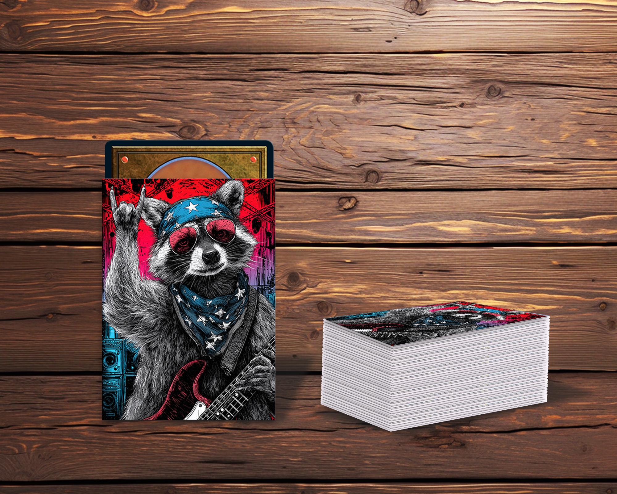 raccoon card sleeves Amazon.com: Gamegenic Marvel Champions The Card Game Official Rocket Racoon  Fine Art Sleeves Pack of 50 Art Sleeves and 1 Clear Sleeve Card Game Holder  for TCG and LCG Games Made by