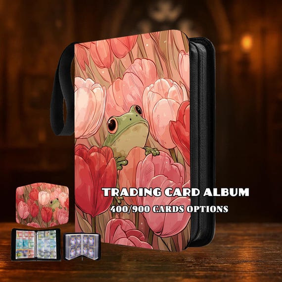 pokemon binder 900 cards Card for Cards, Pockets Trading Card Album, Premium PU Leather, 50 Removeable Top Loading Sleeves, Zip Folder for TCG, MTG & Collectible Games #PokemonCards #CardBinder Our baseball card binder also equips with a rope strap so you can carry it with you when you go out Card Binder for Pokemon 9-Pocket