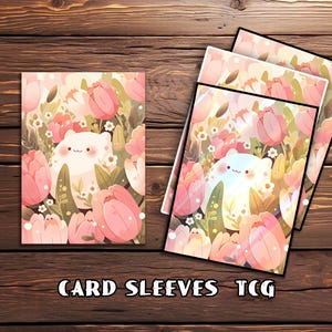 Mtg Card Sleeves, Flower Pal Card Sleeves, Top Quality & Detailed TCG Sleeves, Magic: The Gathering Accessories