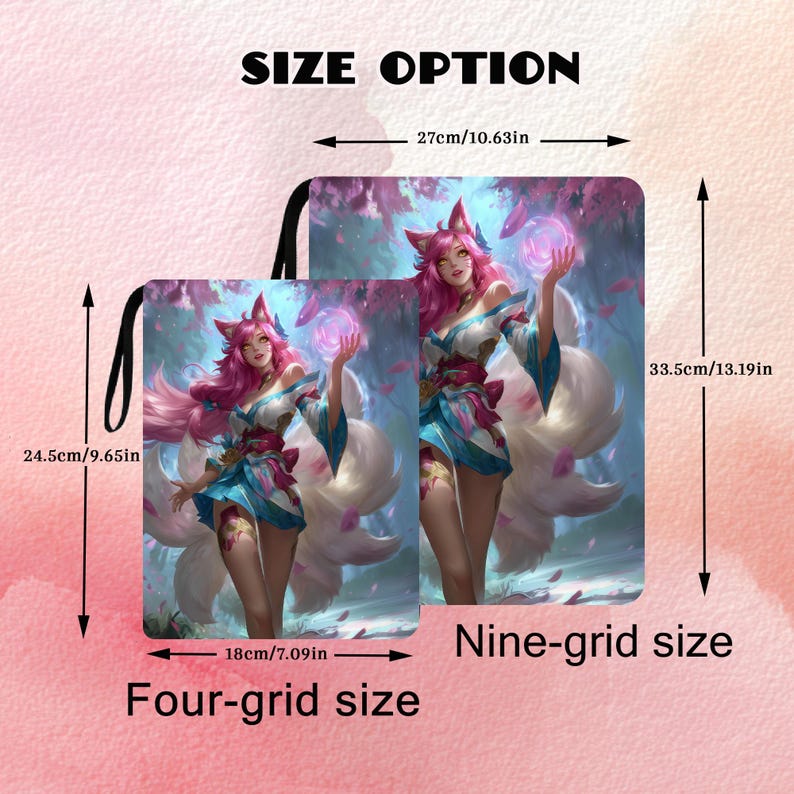 4/9 Pocket Card Binder for Riftbound,mtg TCG Pokémon,full Art Print Fox ...