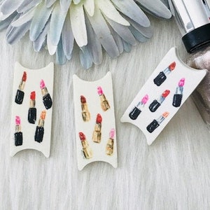 Style File Lipstick Comfy Original Design Bridal Shower Wedding Favor Manicure Nail Supplies Art Bridesmaid Mini Nailfile DIY  USA Nail File