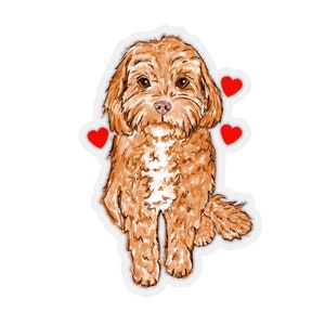 Cavapoo Sticker Original Illustration Planner School Vinyl | Etsy