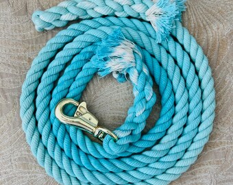 Beautiful Cotton Horse Lead Rope American Made Hand Crafted Custom ...