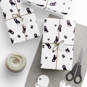 AA Nuovo Bernedoodle Carta da regalo Goldendoodle Labradoodle Sheepadoodle Cane carino Carta Compleanno Anniversario Doodle Mamma Cane Mamma Nero Bianco