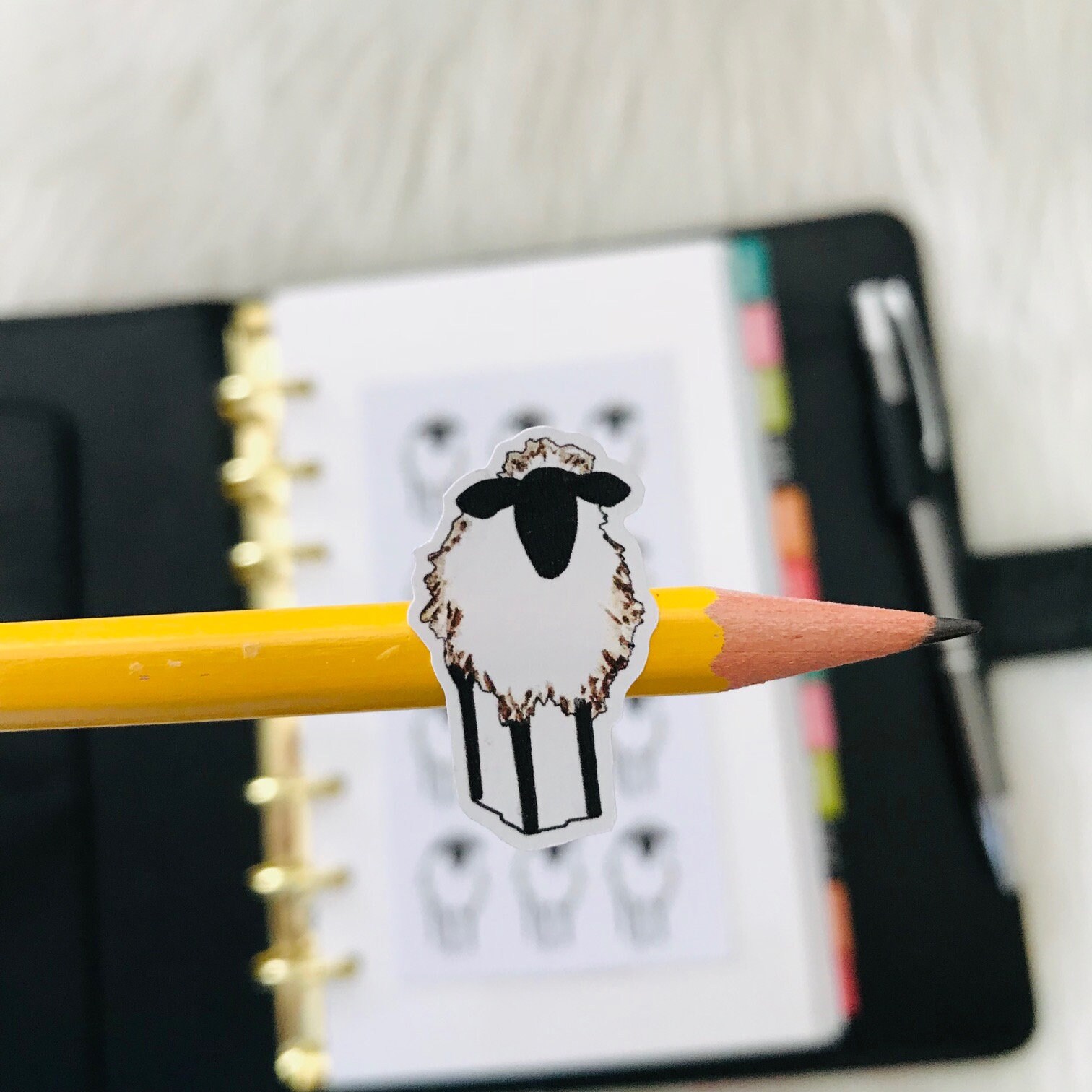 30 Sheep Stickers Original Illustration Art Scrapbooking Etsy