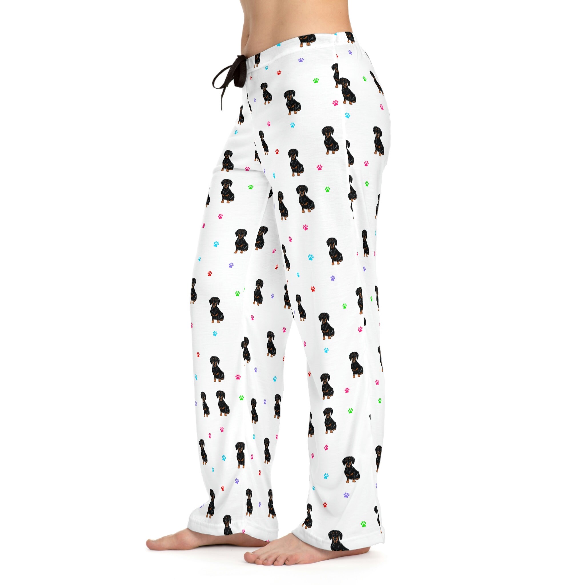 christmas weiner dog pjs