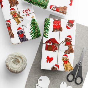 AA Nuovo Natale Doodle Carta da regalo Colorata Goldendoodle Labradoodle Bernedoodle Sheepadoodle Irish Doodle Doodle Mamma Cane Mamma Anni