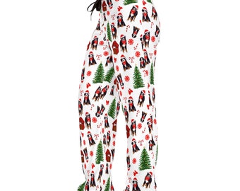 Bernese Mountain Dog Custom Women's Pajama Pants Berner Mom Gifts Cute Cozy Christmas Gifts Dog Lover Gifts