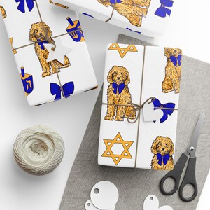 AA Nuovo Hanukkah Goldendoodle Labradoodle Carta da regalo Doodle Mamma Cane Mamma Anniversario Chanukah Carta da regalo personalizzata