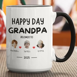Coffee Mug, Personalized Grandpa Gift, Father&#39;s Day, Grandpa, Father&#39;s Day Gift. 11oz, 15oz