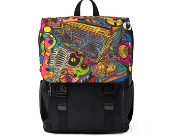 Boombox Unisex Casual Shoulder Backpack