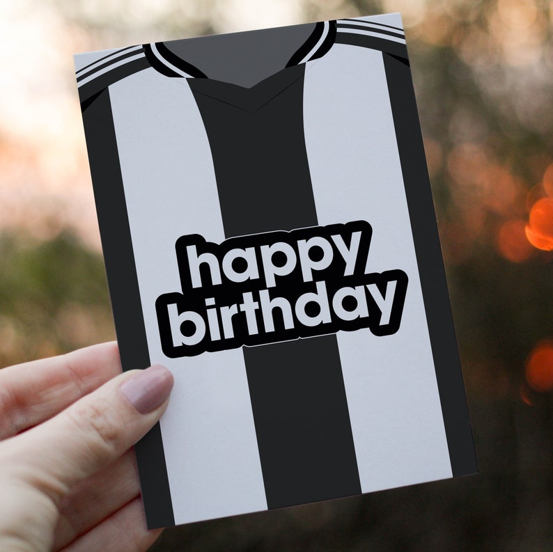 Newcastle Unted Brthday Card | Football Card | Personalsed Card - View #13
