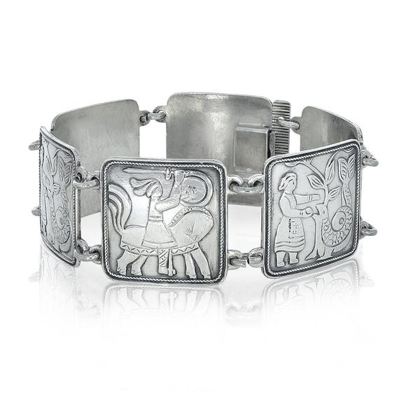 David Andersen Norway Vintage Fairytale Sterling Silver 7 1/2