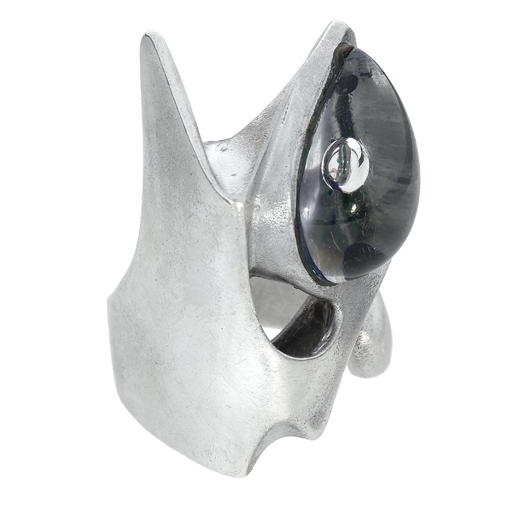 Bague Créateur Bjorn Lapponia - Argent 925 Massif - Taille 57 - Style Moderne - Occasion Très Bon état