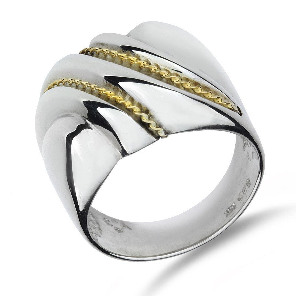 Silpada x Helzberg Wide Shrimp Texture Band in Sterling Silver