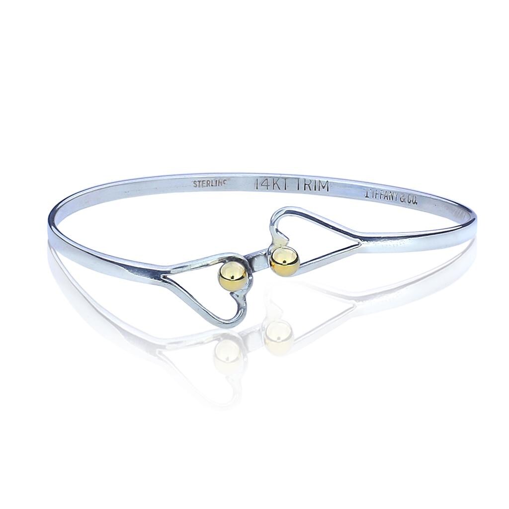 Tiffany ペンダントヘッド 18KT TRIM Tiffany ペンダントヘッド 18KT TRIM Tiffany & Co Double Heart