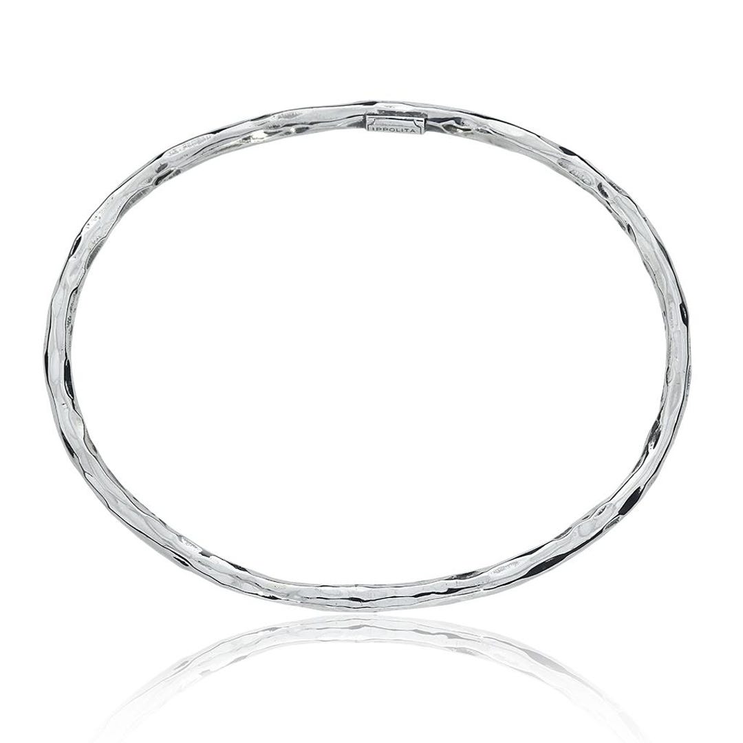 Ippolita Fatto A Mano Sterling Silver Classico Hammered Bangle Etsy UK