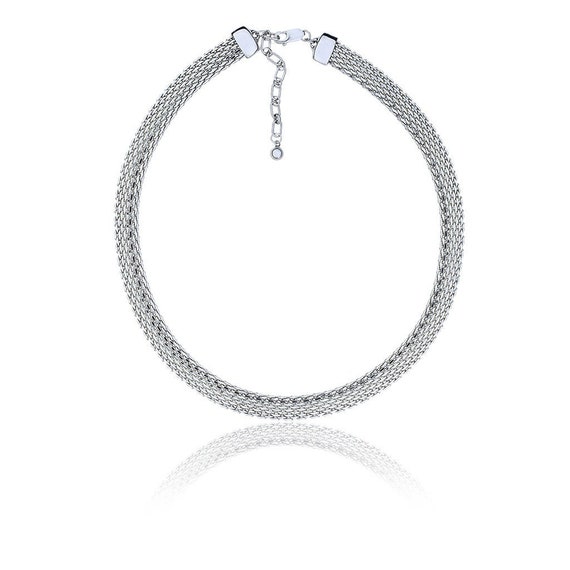 スターリングシルバー数16 16個チャームネックレス、18 