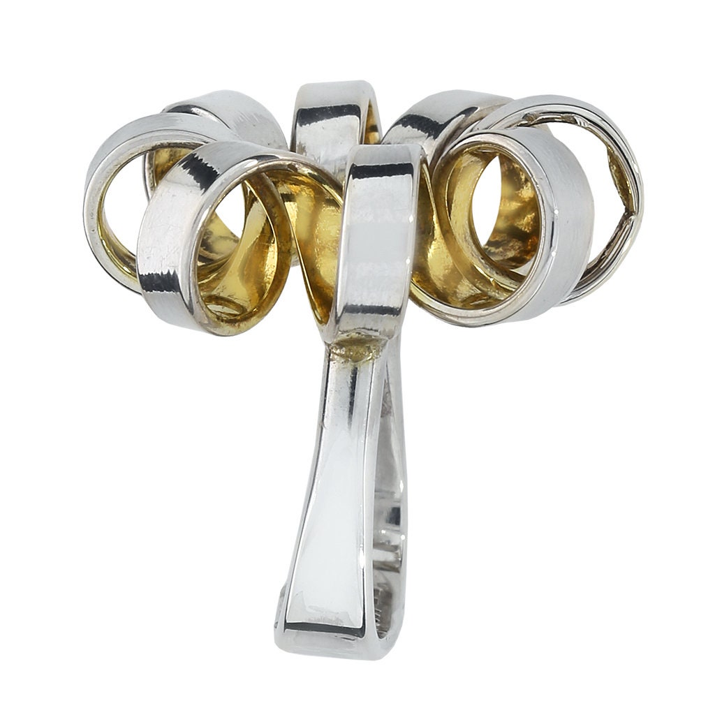 Anna Greta Eker Buzz Ring for Norway Plus Inside Gilded Modernist